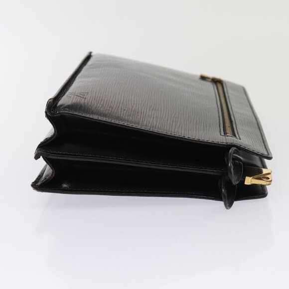 Authentic LOUIS VUITTON Epi Angian Shoulder Bag 2way Black M52112 LV - Picture 10 of 16